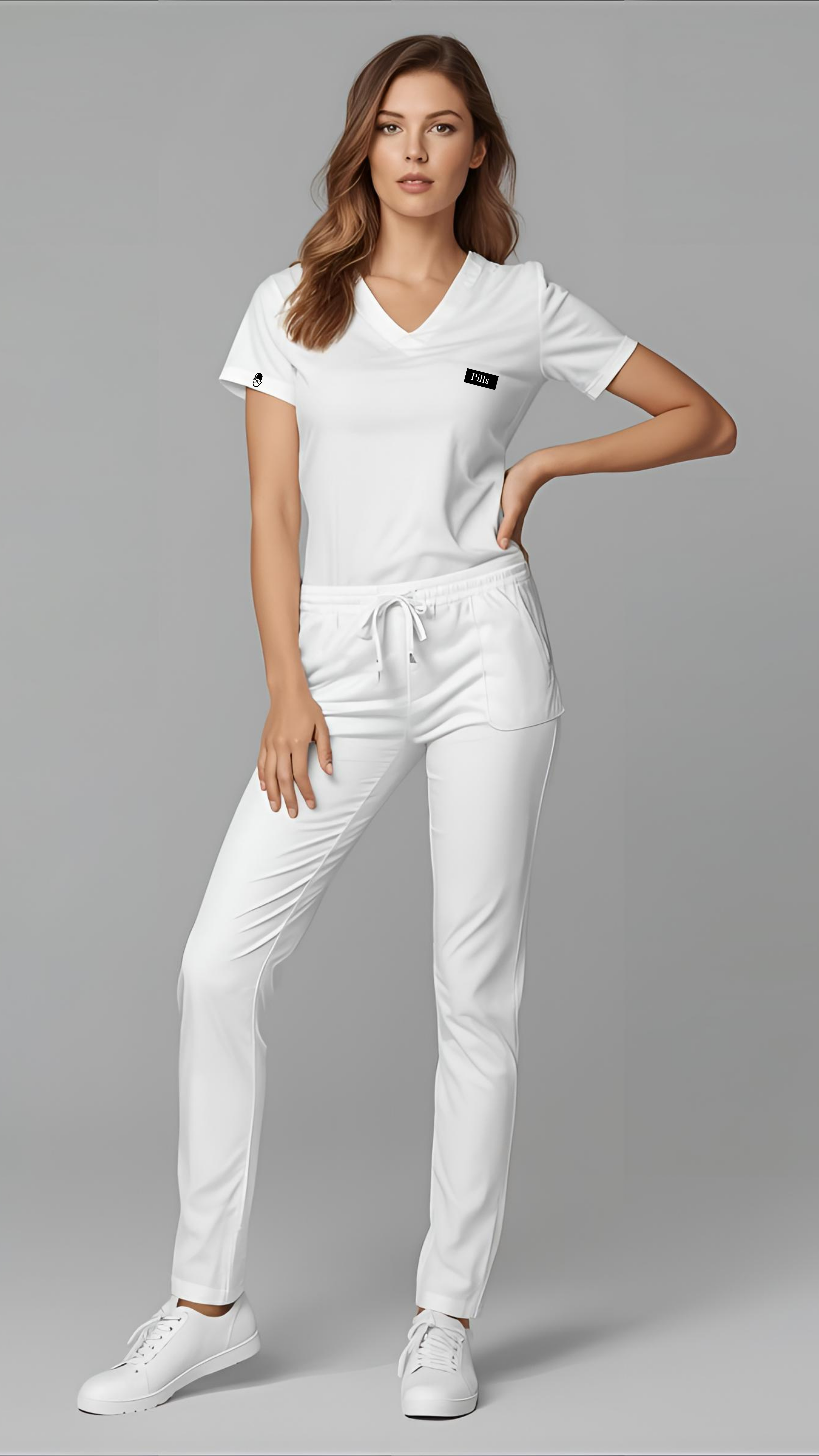 Pills Pyjama de bloc médical femme - Col V