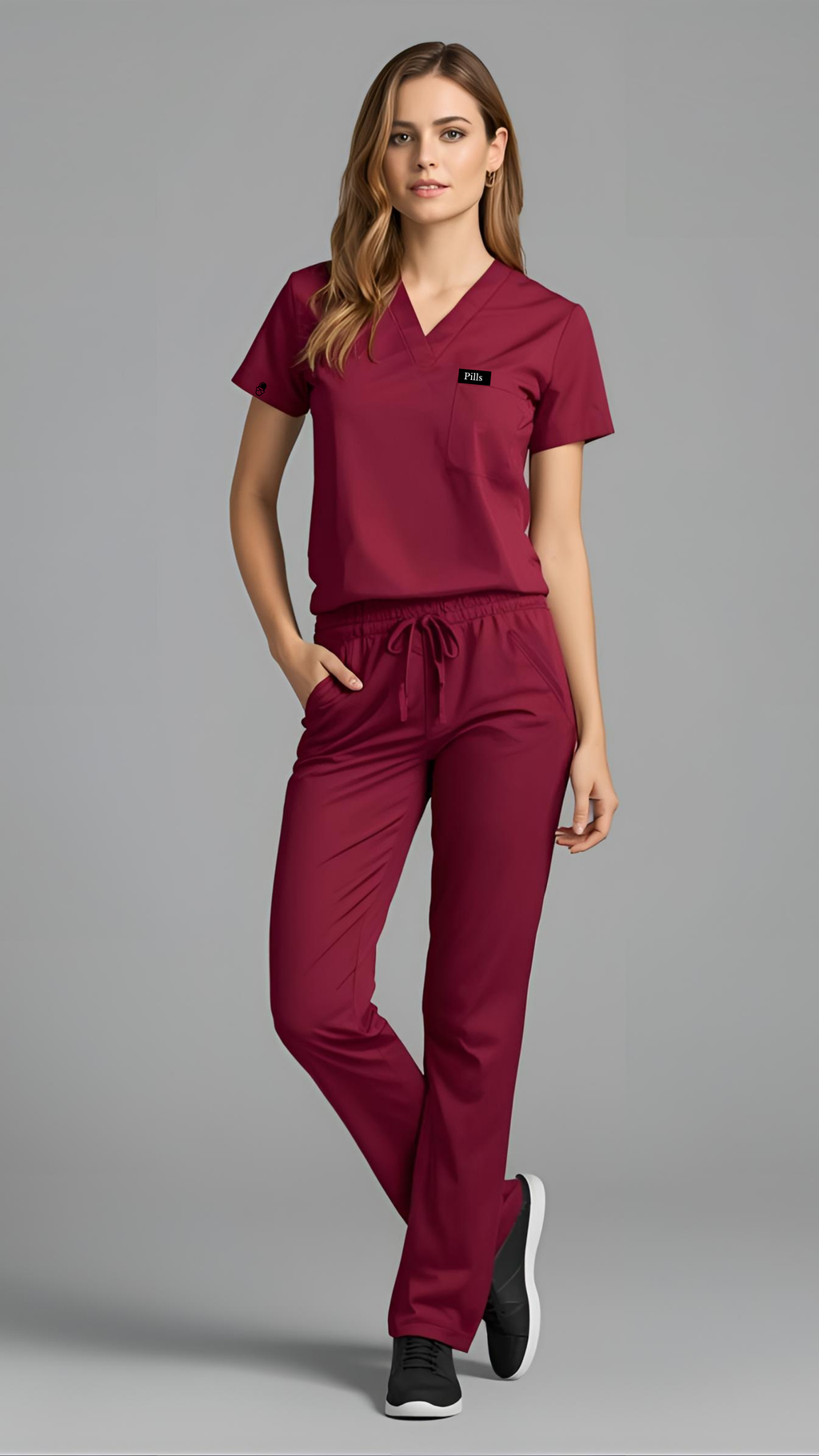 Pills Pyjama de bloc médical femme - Col V