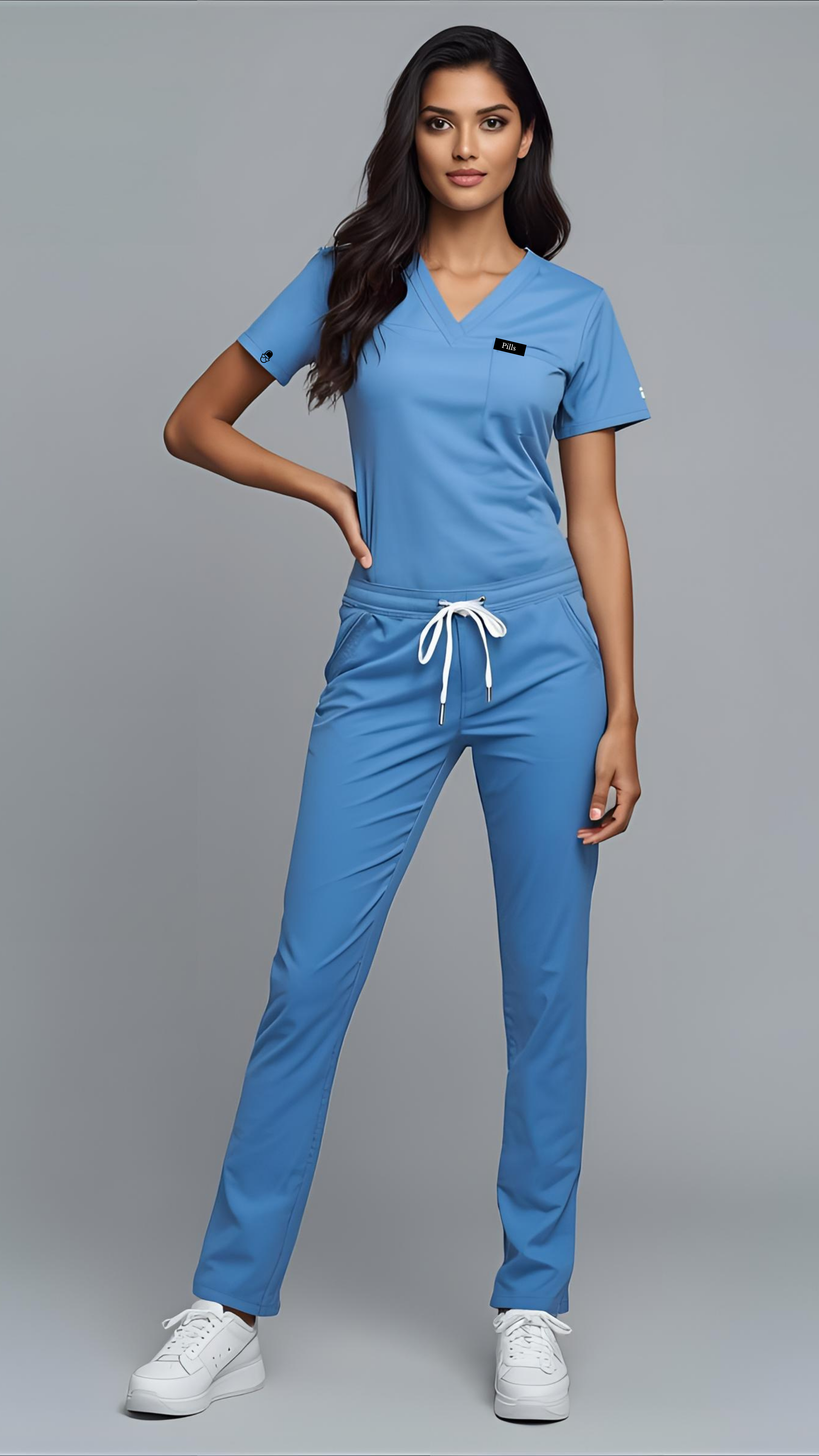 Pills Pyjama de bloc médical femme - Col V