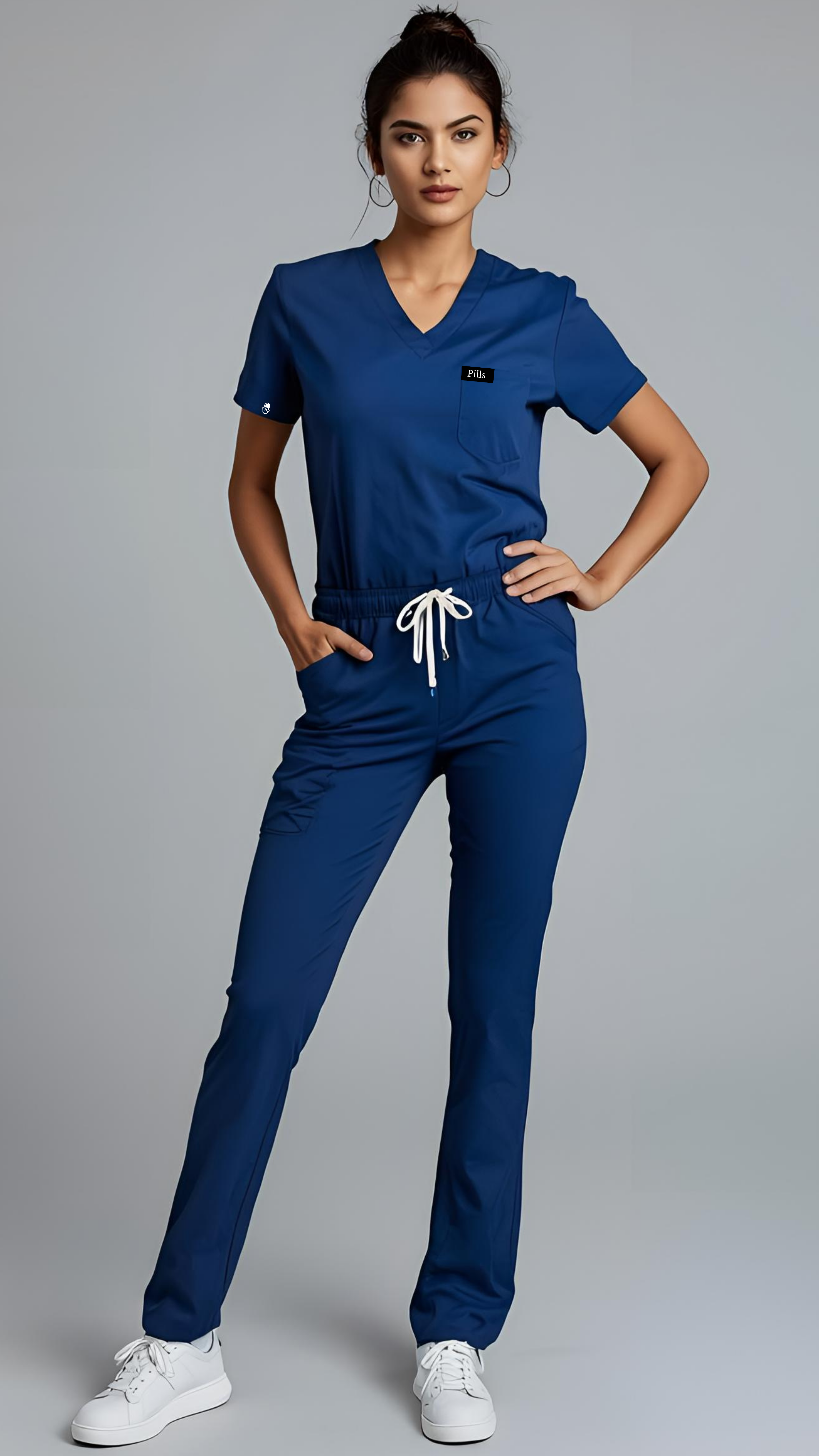 Pills Pyjama de bloc médical femme - Col V