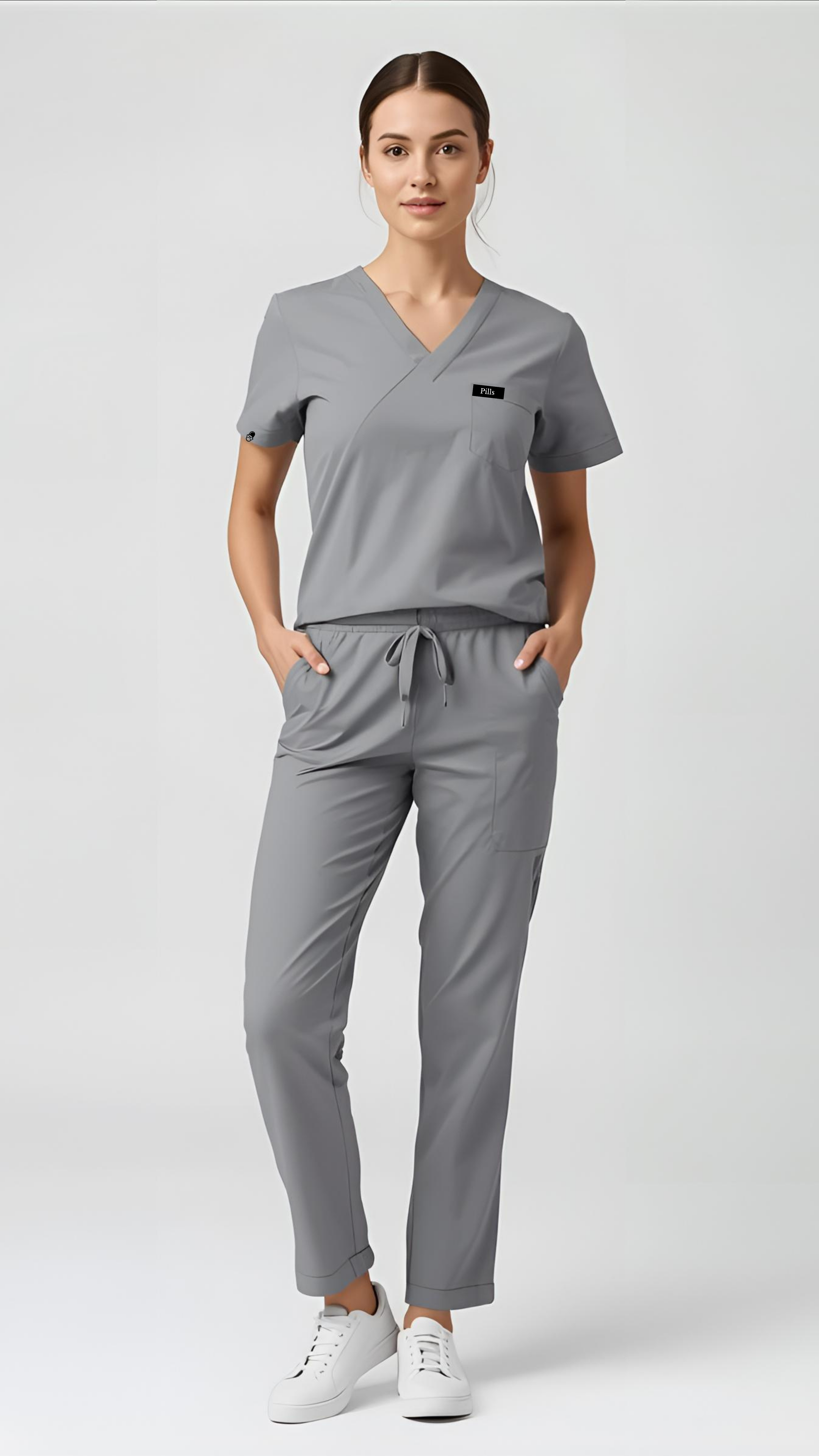 Pills Pyjama de bloc médical femme - Col V