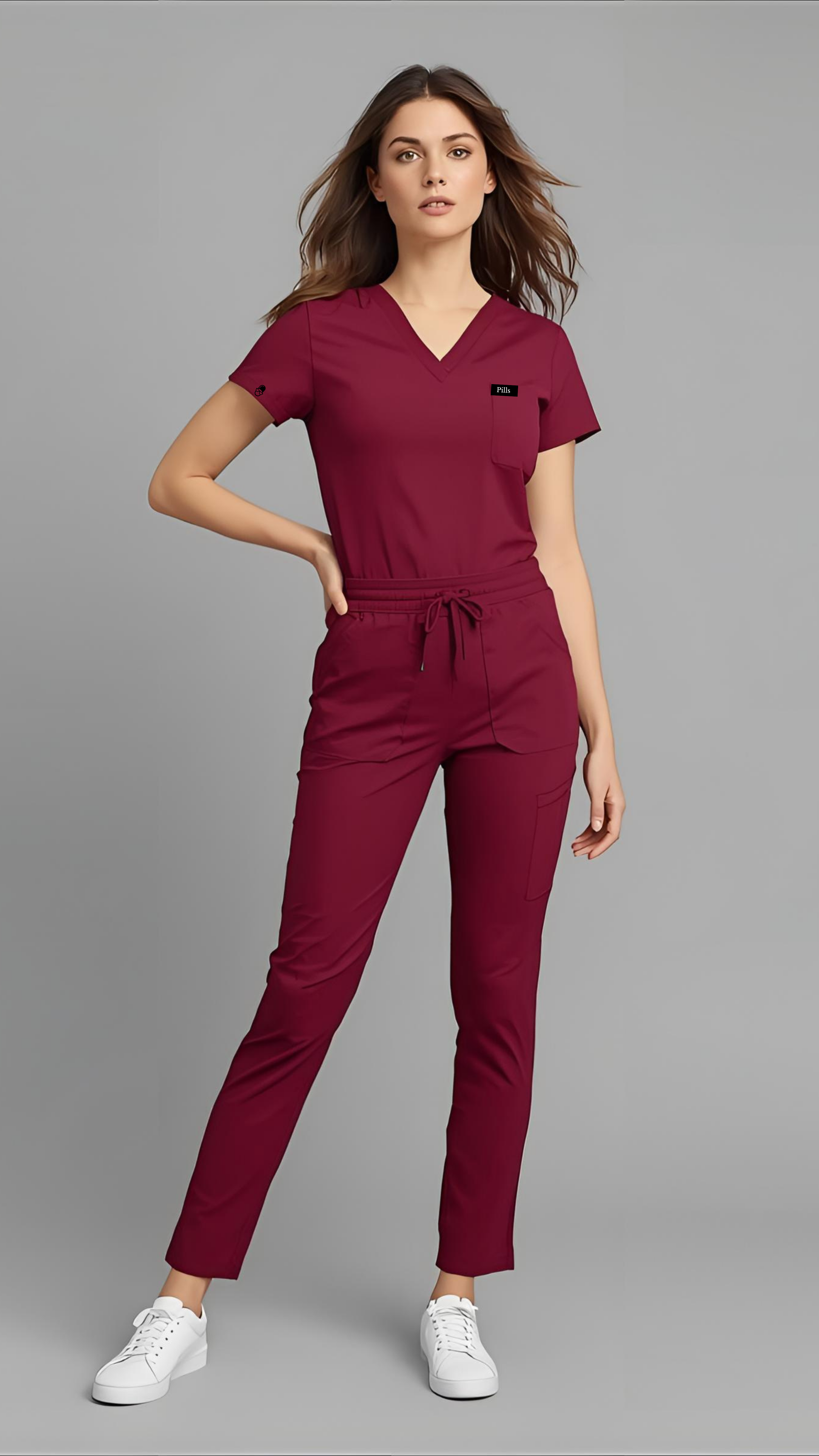 Pills Pyjama de bloc médical femme - Col V