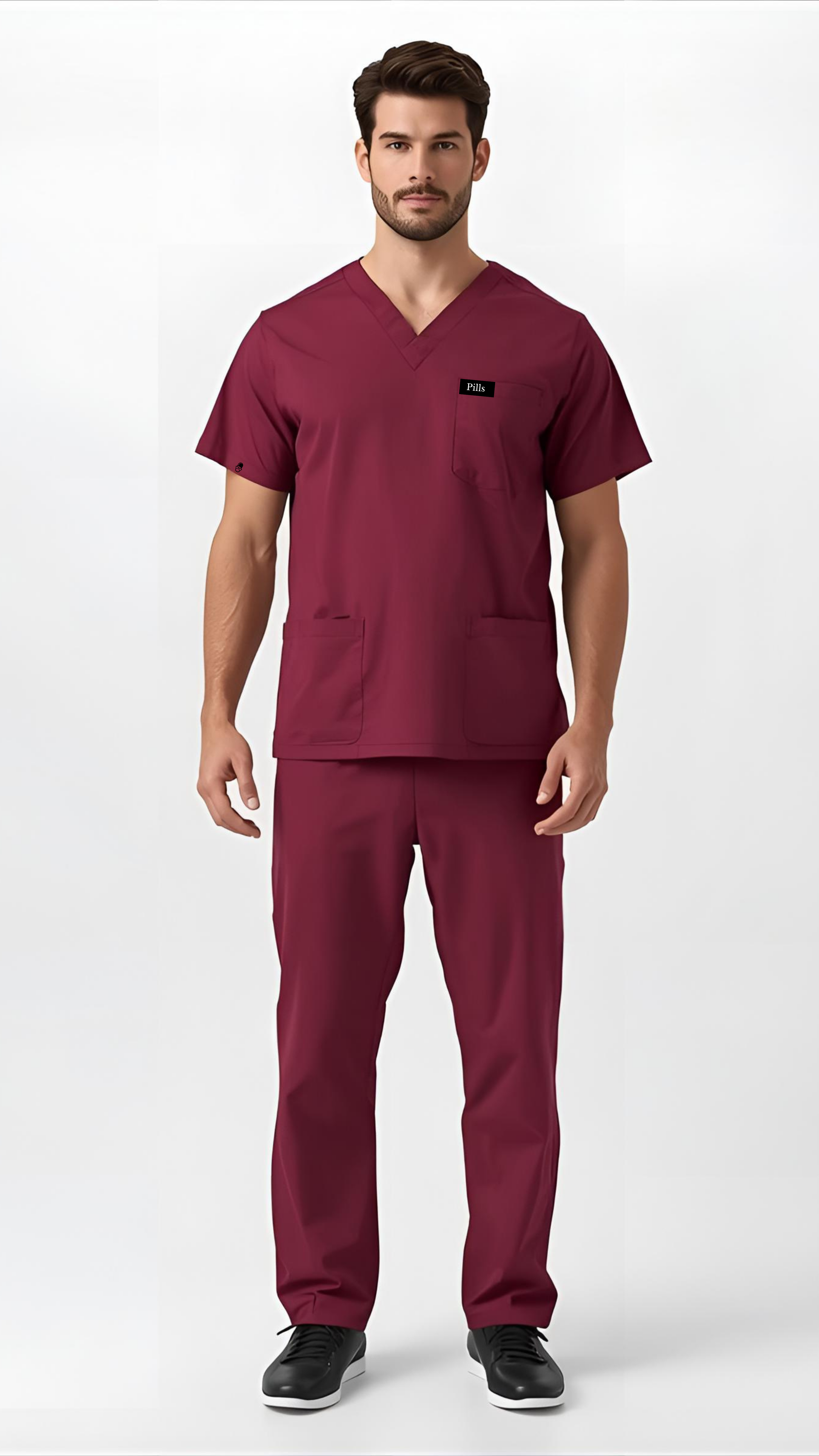 Pills Pyjama de bloc médical Homme - Col V