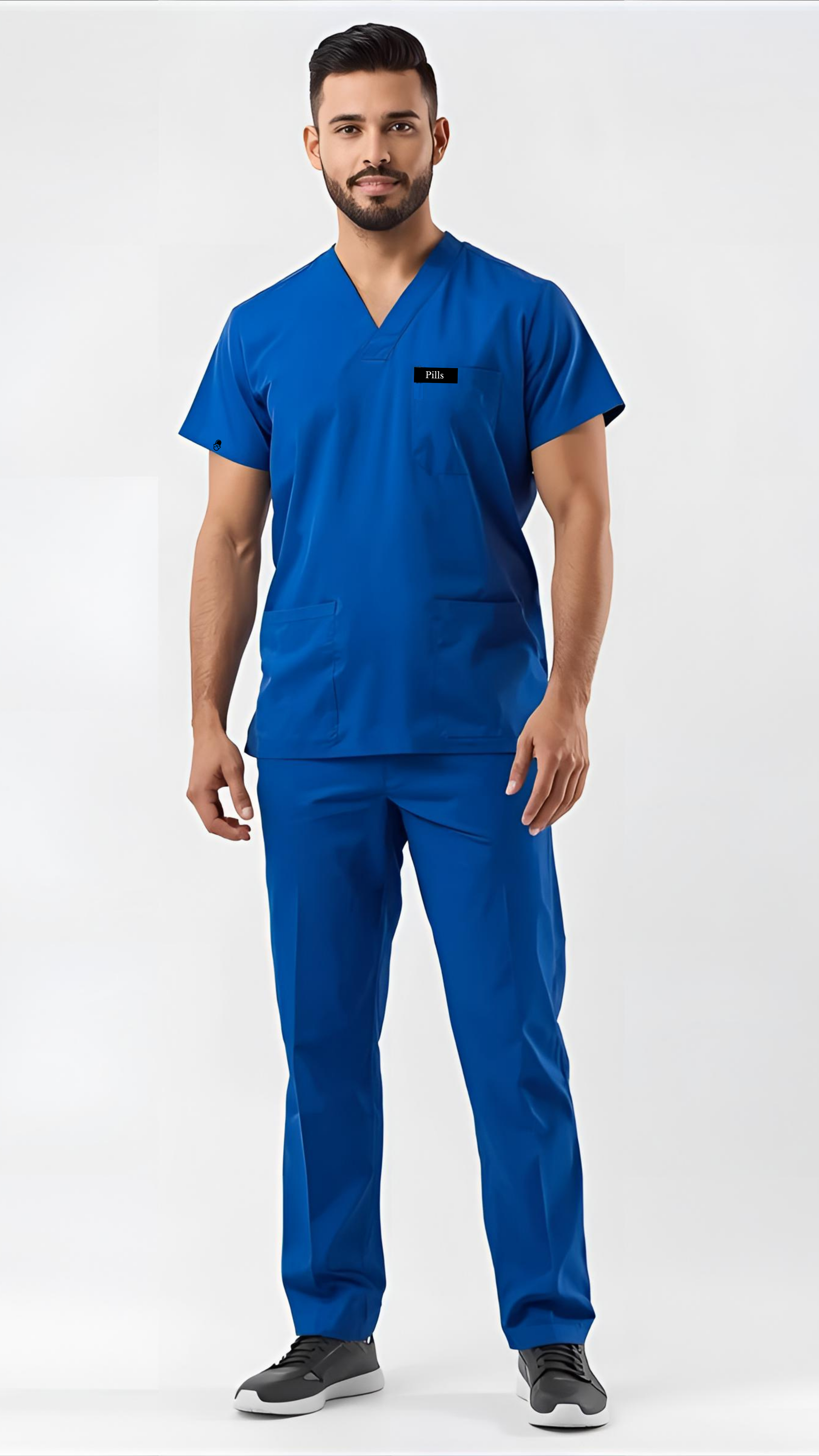 Pills Pyjama de bloc médical Homme - Col V